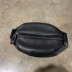 Levenger, Black Leather Multi-use Pouch